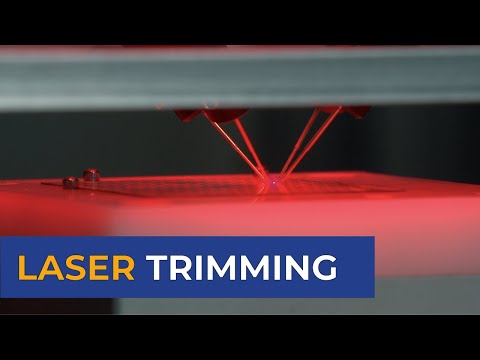 Laser Trimming of the attenuators on PCBs