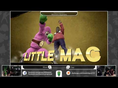S4@GU 1-17 (Winner's Quarters): Cagt (Little Mac) vs Wave (Fox)