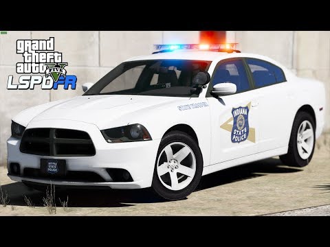 GTA 5: LSPDFR #217 - Car In The Pond (Indiana State Police)