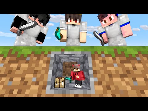 Minecraft Manhunt but I was Secretly TINY..!
