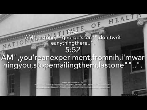 5:57 AM"ae,you'reagovernmentexperiment,takealookatthat..". 5:58 AM",not,youare,iam..".