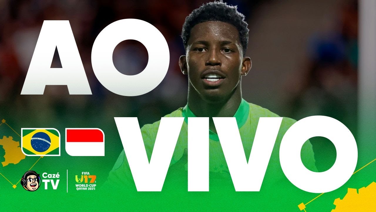 AO VIVO: BRASIL X INDONÉSIA | COPA DO MUNDO SUB-17 FIFA™ 2025 | FASE DE GRUPOS | 2ª RODADA