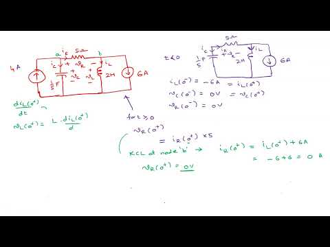 Basic Electrical Circuits, Circuit Theory: Second Order Circuits, Finding Initial Conditions : L30