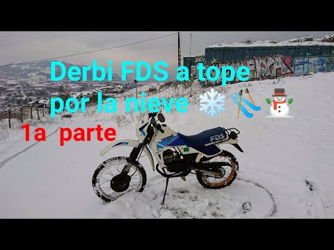 NIEVE!! RESUMEN Y 1ª PARTE y Arrancamos DERBI FDS y VAMOS por la nieve al depósito agua