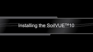installing the soilvue™10
