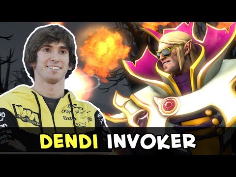 Dendi Invoker tense game — 0 gold difference 50 min in