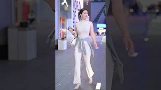 beautiful girl street fashion tiktok #chinesefashion #mejoresstreetfashion #shorts
