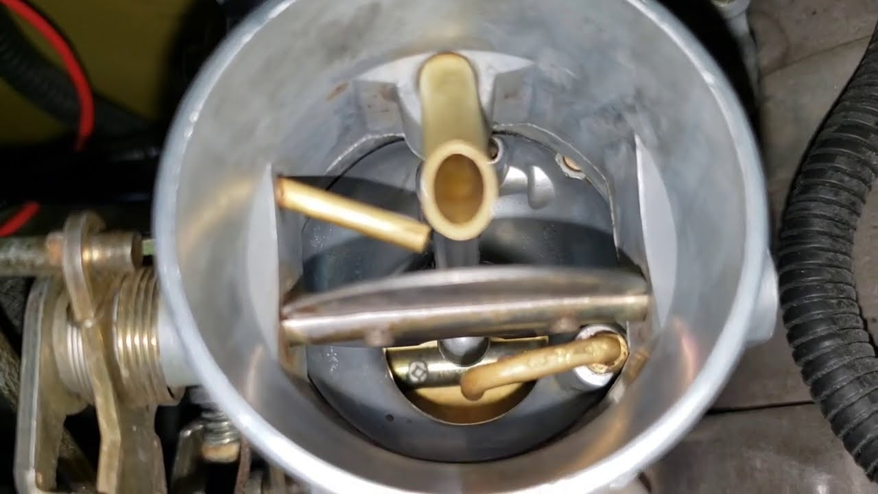 Fusca - carburador com excesso