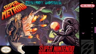 Super Metroid: Destroy Bosses - Playing as Alucard (Hack SNES)