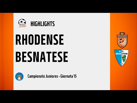 [HIGHLIGHTS JUNIORES UNDER 19] - Rhodense - Besnatese