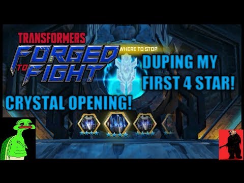 TRANSFORMERS FORGED TO FIGHT DUPING MY FIRST 4 STAR BOT!