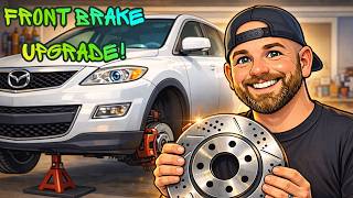 Mazda CX-9 Front Brakes Made EASY! (Pads, Rotors & Calipers DIY Upgrade)