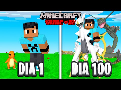 SOBREVIVENDO 100 DIAS NO PIXELMON DO MINECRAFT O FILME