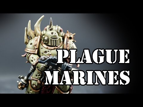 How to paint Death Guard Plague marines