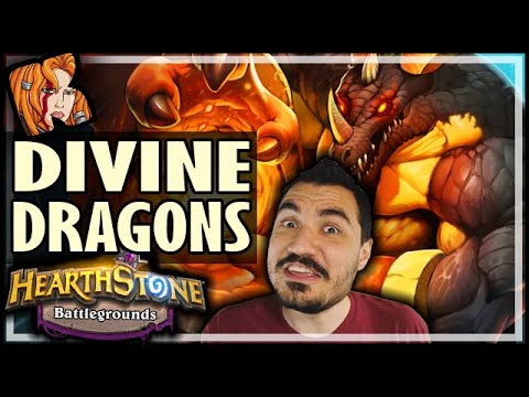 DIVINE DRAGONS UNBEATABLE? - Hearthstone Battlegrounds