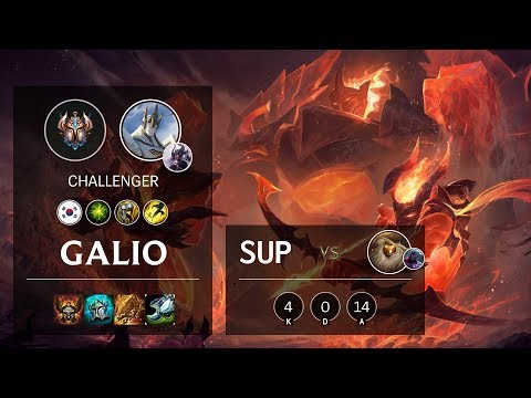 Galio Support vs Bard - KR Challenger Patch 10.10