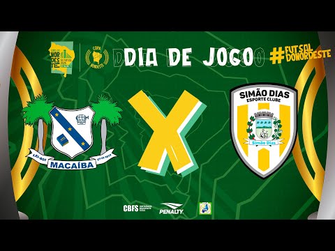 Copa Nordeste de Futsal | Macaíba Futsal x Simão Dias Futsal | 2ª Rodada | Ao Vivo