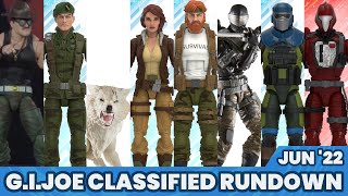 G.I.Joe Classified FanStream Hasbro Reveals Rundown Covergirl Falcon Snake Eyes June 2022