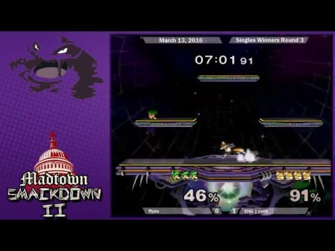 MTSD2 - Ryou (Luigi) vs Jon$ (Fox) SSBM Winners Round 3