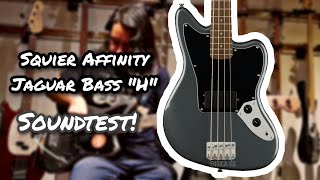 Video thumbnail for Squier Affinity Jaguar Bass H Soundtest! [No talking] by Meylar López