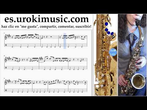 Tutorial de Saxofon (alto) Avril Lavigne - Love Me Insane Clases Notas um-i927