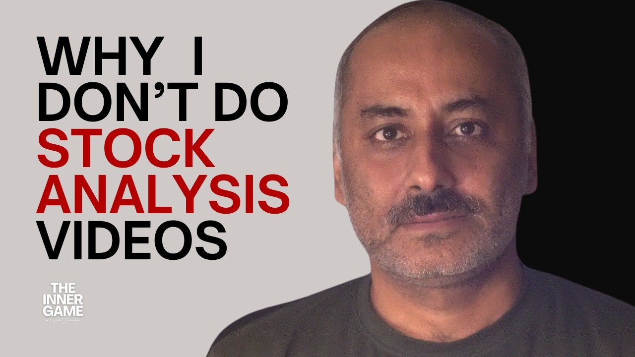 Why I Don't Do Stock Analysis Videos (Even Though It Would Get Me More Views)