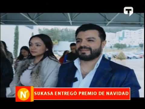 Sukasa entregó premio de navidad