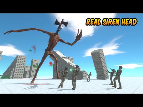 Real SIREN HEAD on Animal Revolt Battle Simulator