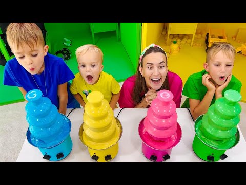 Vlad e Niki Desafio de teatro de quatro cores e mais histórias engraçadas para crianças