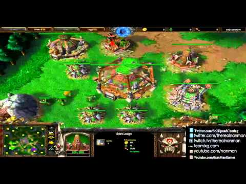 Warcraft III Grubby (O) vs TLO (H) Twisted Meadows