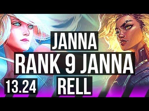 JANNA & Varus vs RELL & Samira (SUP) | Rank 9 Janna, 4/5/23 | EUW Challenger | 13.24