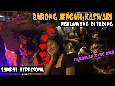 ASIK BANGET !!! BARONG JENGAH KASWARI NGELAWANG DI SADING