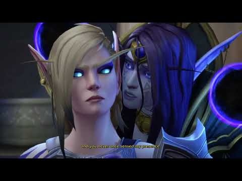 Dalaran gets attacked by Nerubians, Alleria faces Xal`atath cutscene (The War Within)