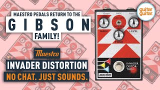 Video thumbnail for First Look at the Maestro Invader Distortion Pedal | No Chats, Just Sounds by GUITARGUITAR