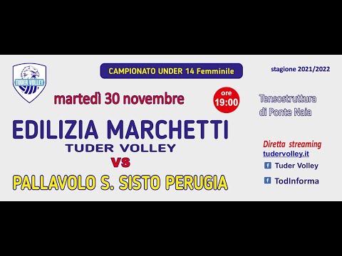 Under 14  Femminile girone D - MARCHETTI EDILIZIA TUDER VOLLEY vs PALLAVOLO SAN SISTO BLU'