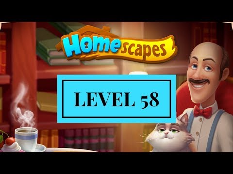HOMESCAPES GAMEPLAY LEVEL 58