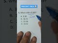 Percent Hack- - Math Shortcut tricks