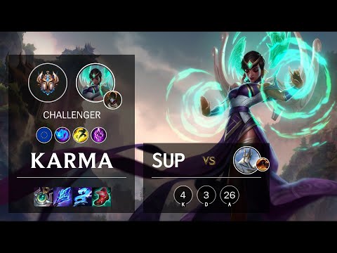 Karma Support vs Galio - EUW Challenger Patch 11.4