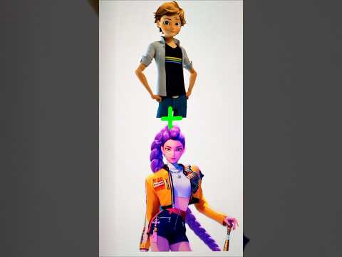 Miraculous Into Kpop Demon Hunters #digitalart #kpopdemonhunters #miraculous #art #shorts