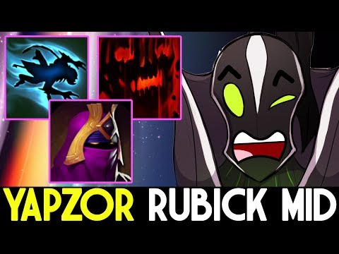 Yapzor Dota 2 [Rubick] Crazy Solo Mid Ya-God