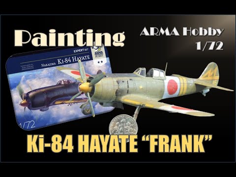 1/72 Arma Hobby Ki-84 Hayate - Painting - Part III