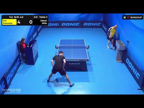 12:50 Ihor Sukovatyi - Oleksii Mitla 28.09.2023 TT Euro.Cup Ukraine Master. TABLE 3