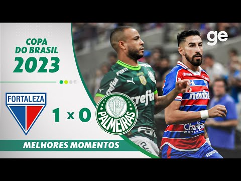 Gols e lances de Fortaleza x Palmeiras