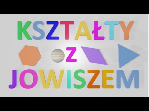 Kształty z Jowiszem - Nauka kształtów po polsku dla dzieci