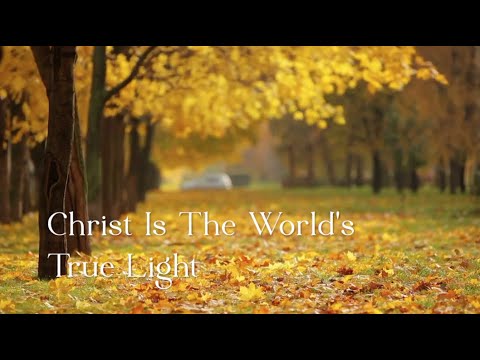345 SDA Hymnal - Christ Is The World's True Light (Singing w/ Lyrics)