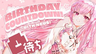 【BIRTHDAY COUNTDOWN】Calling Friends and Celebrating! with NEWS! #calliolive