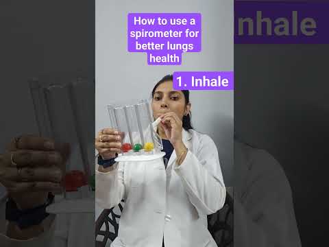 correct way of using spirometer # Better lungs health#  breathing exercise # COPD exercise