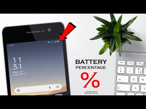 How to Show Battery Percentage on Android Phone?