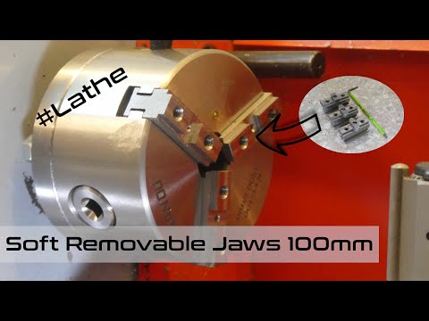 Making Removable Soft Jaws for the Lathe Part 1 - Base - 100mm Chuck - Milling roject - OneGeekGuy