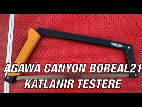 The Lord of the Folding Saws ! Agawa Canyon Boreal21 Bushcraft Saw Review - First Review in Turkey!